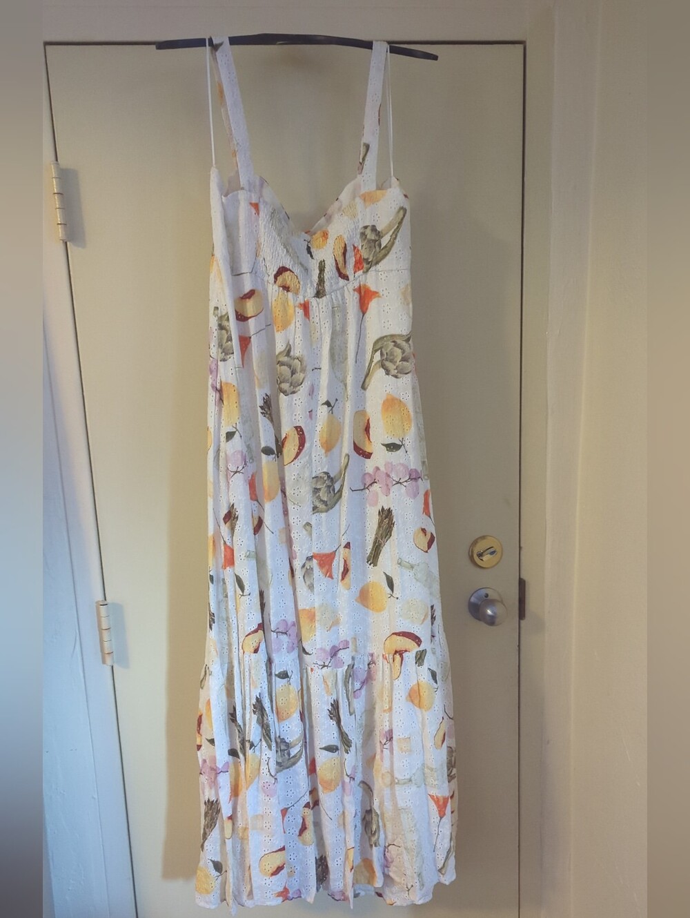 AQUA x Lisa Says Gah Printed Eyelet Maxi Dress NWT XXL - Picture 5 of 7
